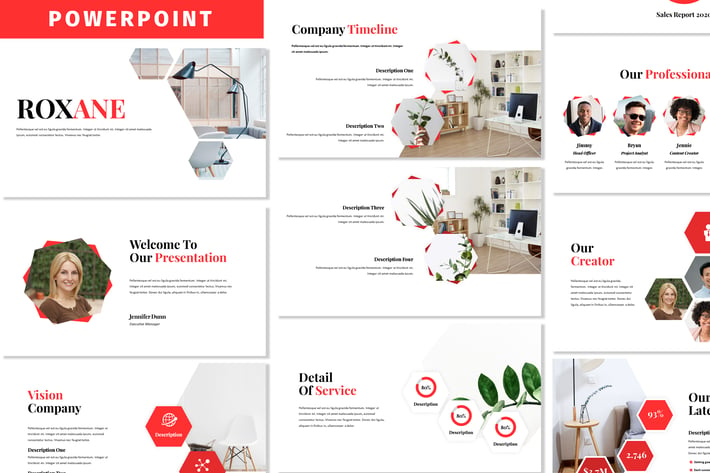 Roxane - Business Powerpoint Template