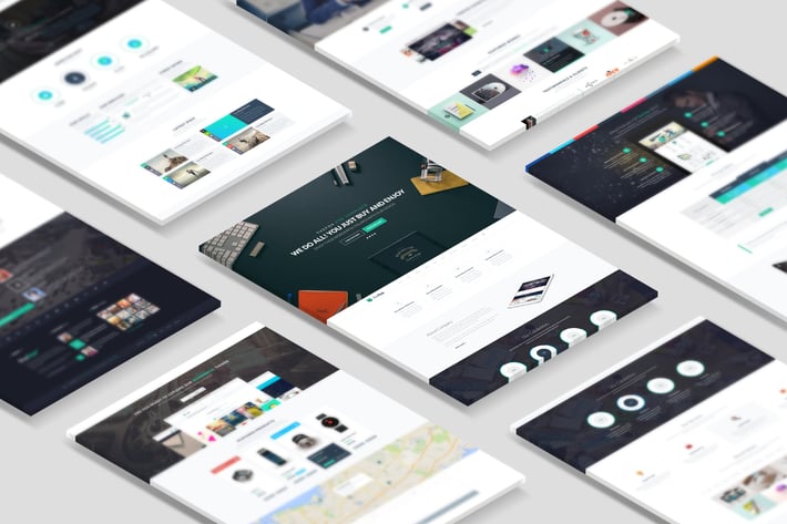 Web Themes Mockup