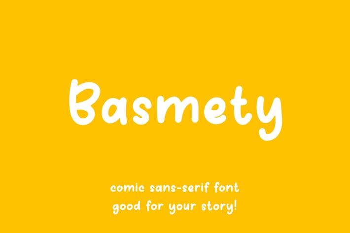 Basmety - Round Comic Fun Font