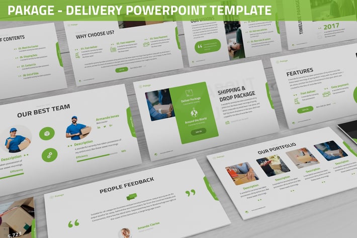 Pakage - Delivery Powerpoint Template