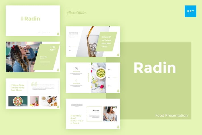 Radin - Food Keynote Presentation Template