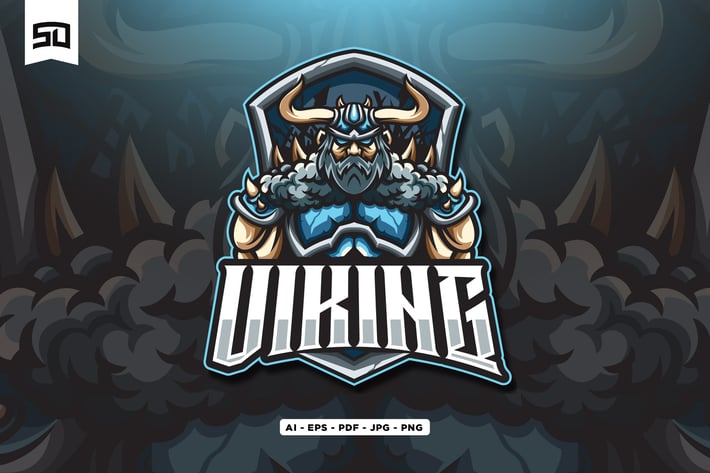 Viking Logo Mascot Design