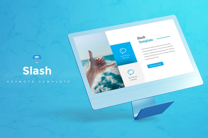 Slash - Keynote Template
