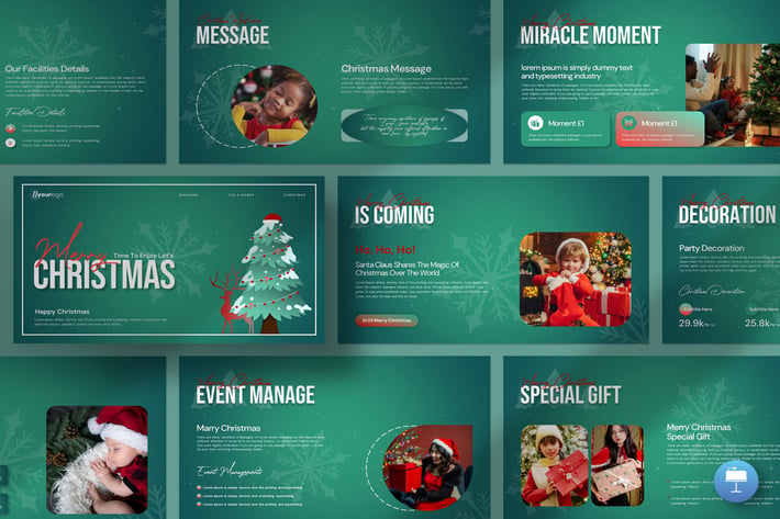 Merry Christmas Keynote Template