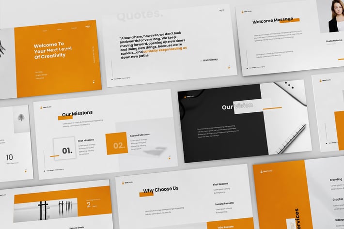 Next Level Creative Agency Powerpoint Presentation