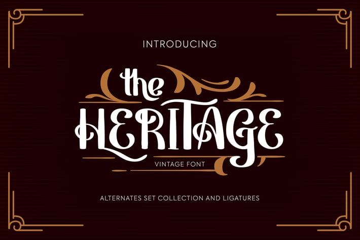 Heritage | Vintage Font
