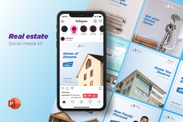 Real Estate Social Media Kit - PowerPoint