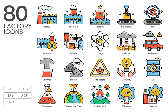 Factory Icons