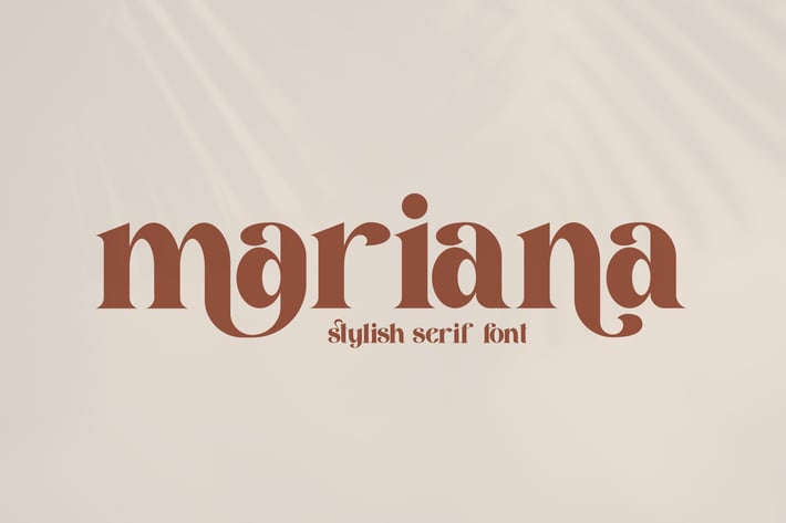Mariana Stylish Serif Font