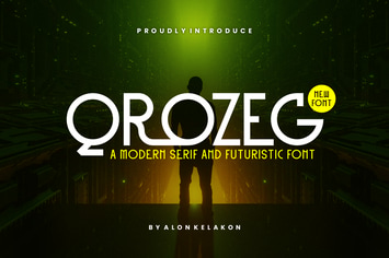 Qrozeg Modern Serif Font