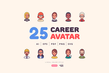 25 Career Avatar Character Design - Part 2