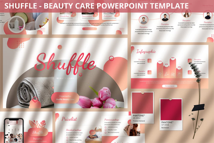 Shuffle - Beauty Care Powerpoint Template
