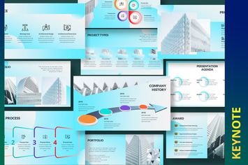 Gakuin Construction Building Keynote Template
