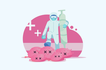 Doctor Fight Covid Illustration