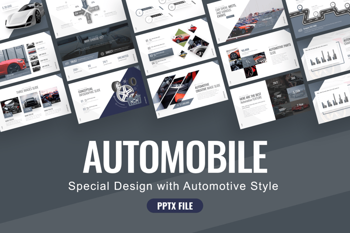 Automobile Transportation Powerpoint Template