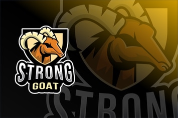 Strong Goat Esport Logo Template
