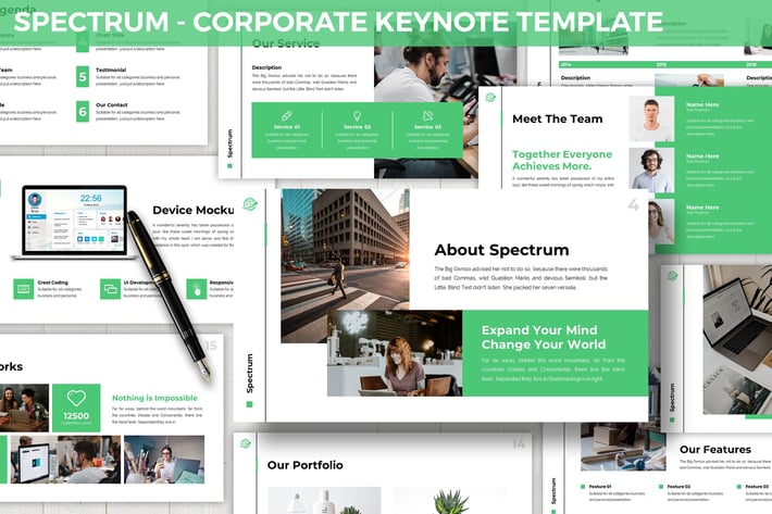 Spectrum - Corporate Keynote Template