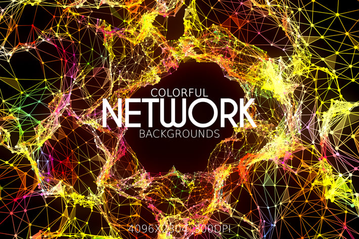 Colorful Network Backgrounds