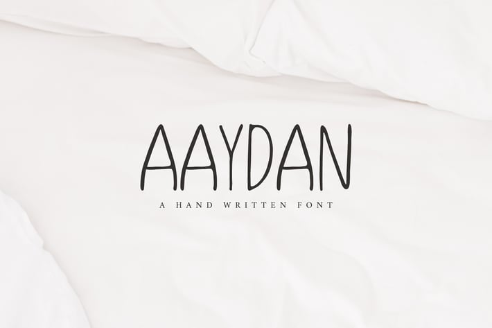 Aaydan Handwritten Font
