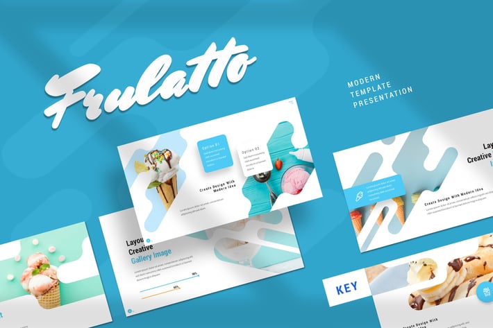 Frulatto - Ice Cream Keynote Template