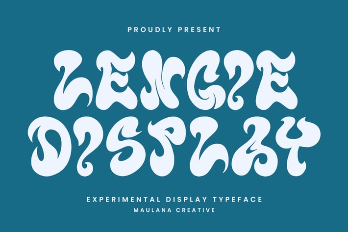 Lengie Experimental Display Font