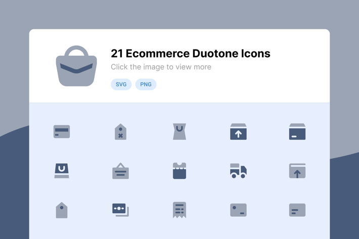 E-commerce Duotone Icons