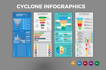 Cyclone – Infographics Design