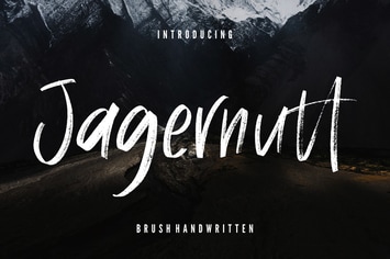 Jagernutt Brush Business Font