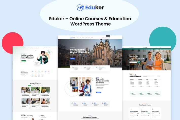 Eduker – Education WordPress Theme 