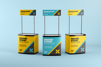 Promo stand mockup 
