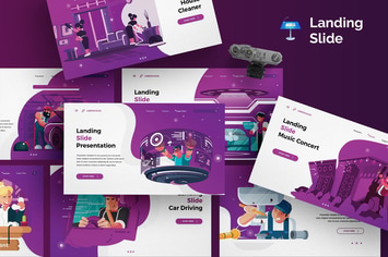 Landing Slide - Keynote Template