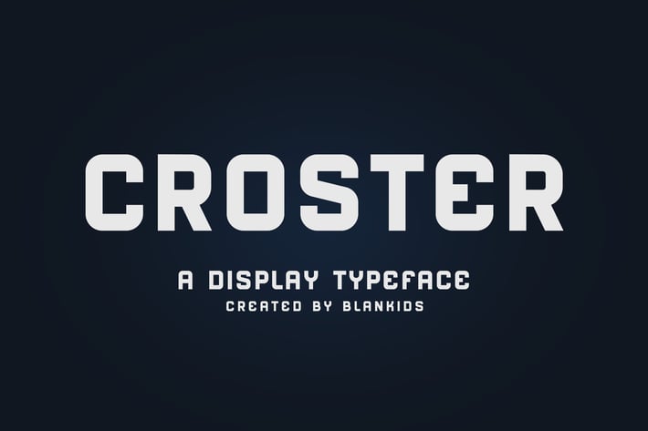 Croster - Display Typeface