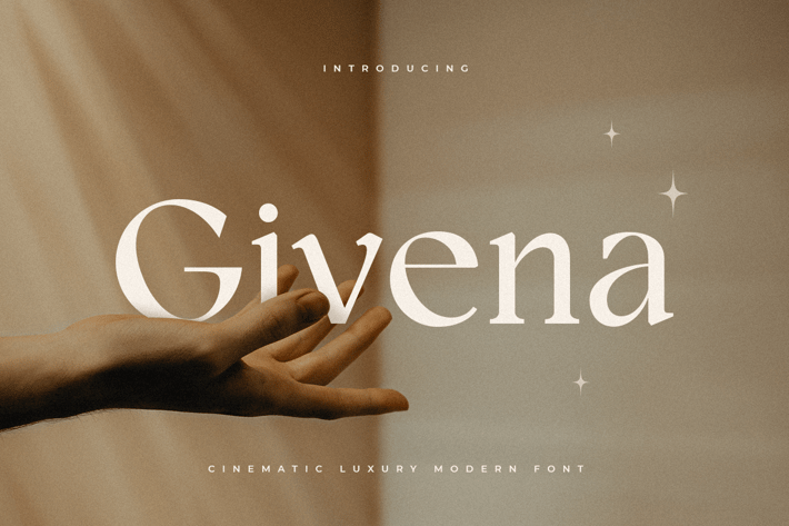 Givena - Cinematic Luxury Modern Font