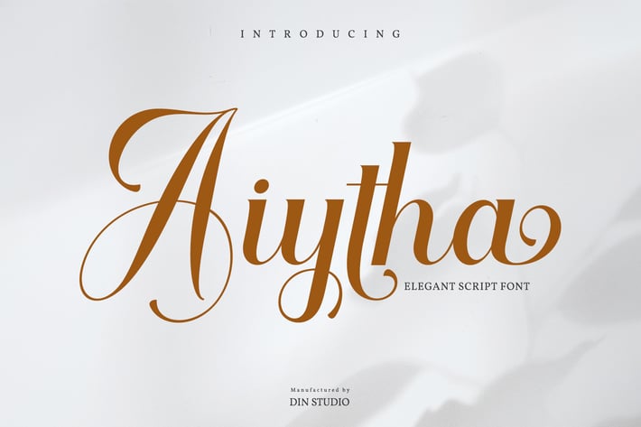 Aiytha-Elegant Caligraphy Font