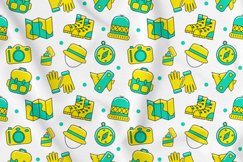 Camping Seamless Pattern Vol. 1