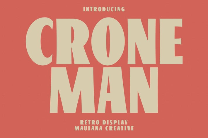 Croneman Retro Display Font