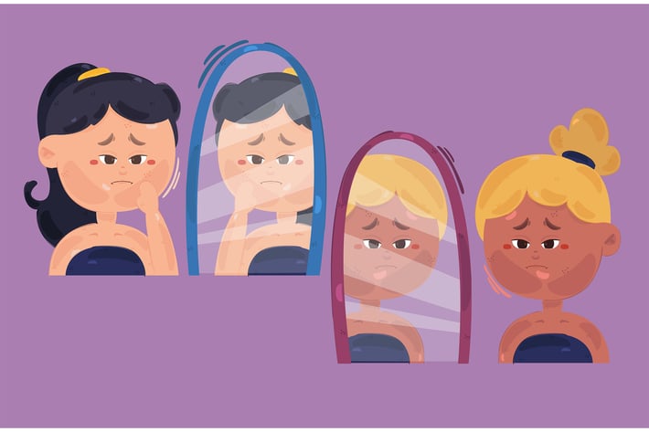 Low Self Esteem Illustration