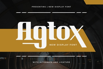 Agtox - New Display Font