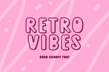 Retro Vibes Groovy Retro Font