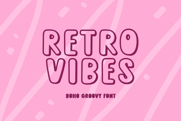 Retro Vibes Groovy Retro Font