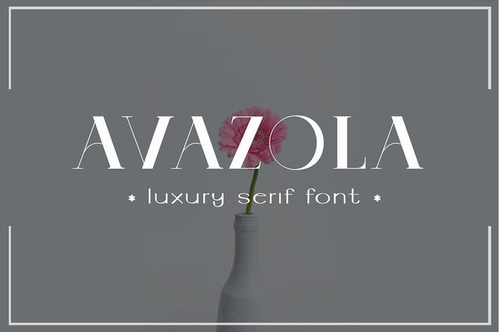 Avazola - Luxury Serif Font