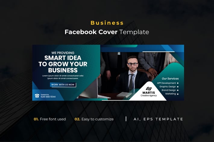 Business r20  Facebook Cover Template