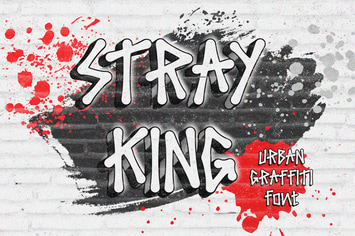 Stray King - Urban Graffiti Font
