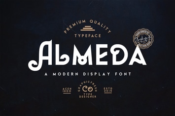 Almeda // A Modern Vintage Font
