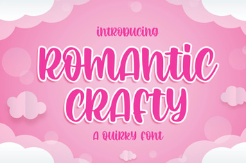  Romantic Crafty - a Quirky Font