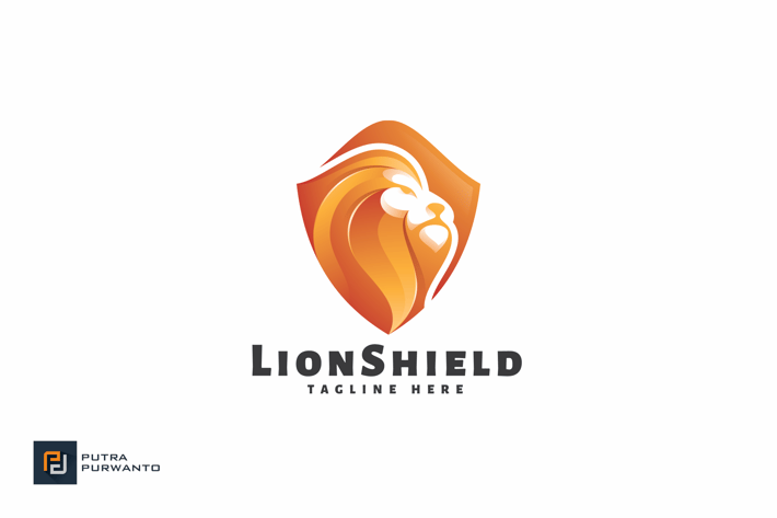 Lion Shield - Logo Template
