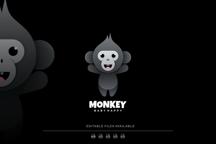 Monkey Gradient Logo