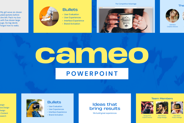 Cameo — Powerpoint Presentation Template