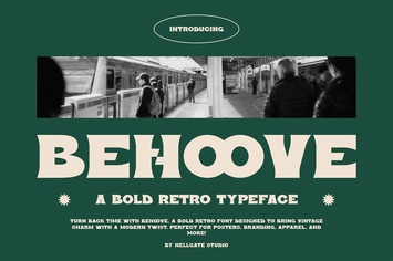 Behoove Retro Typeface
