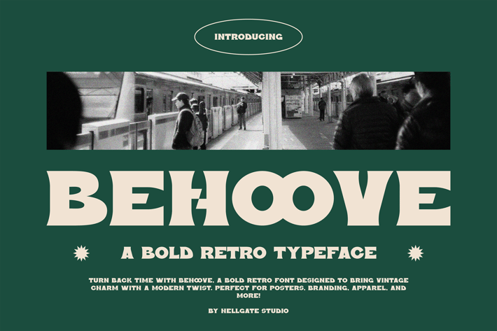 Behoove Retro Typeface